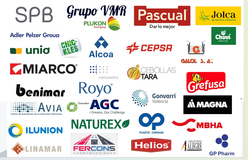Logotipos de empresas que han confiado en ADUM